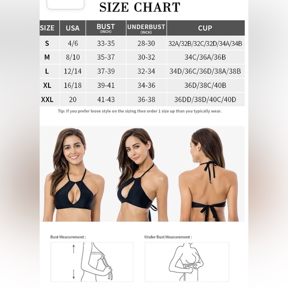 RELLECIGA Halter Bikini Top - Picture 7 of 11